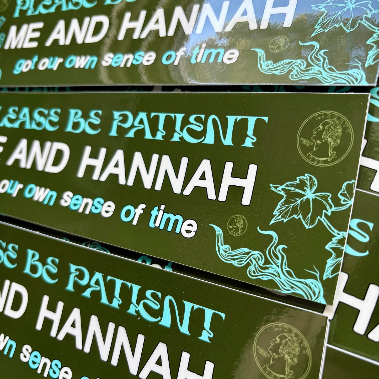 Our Own Sense of Time (Bumper Sticker)