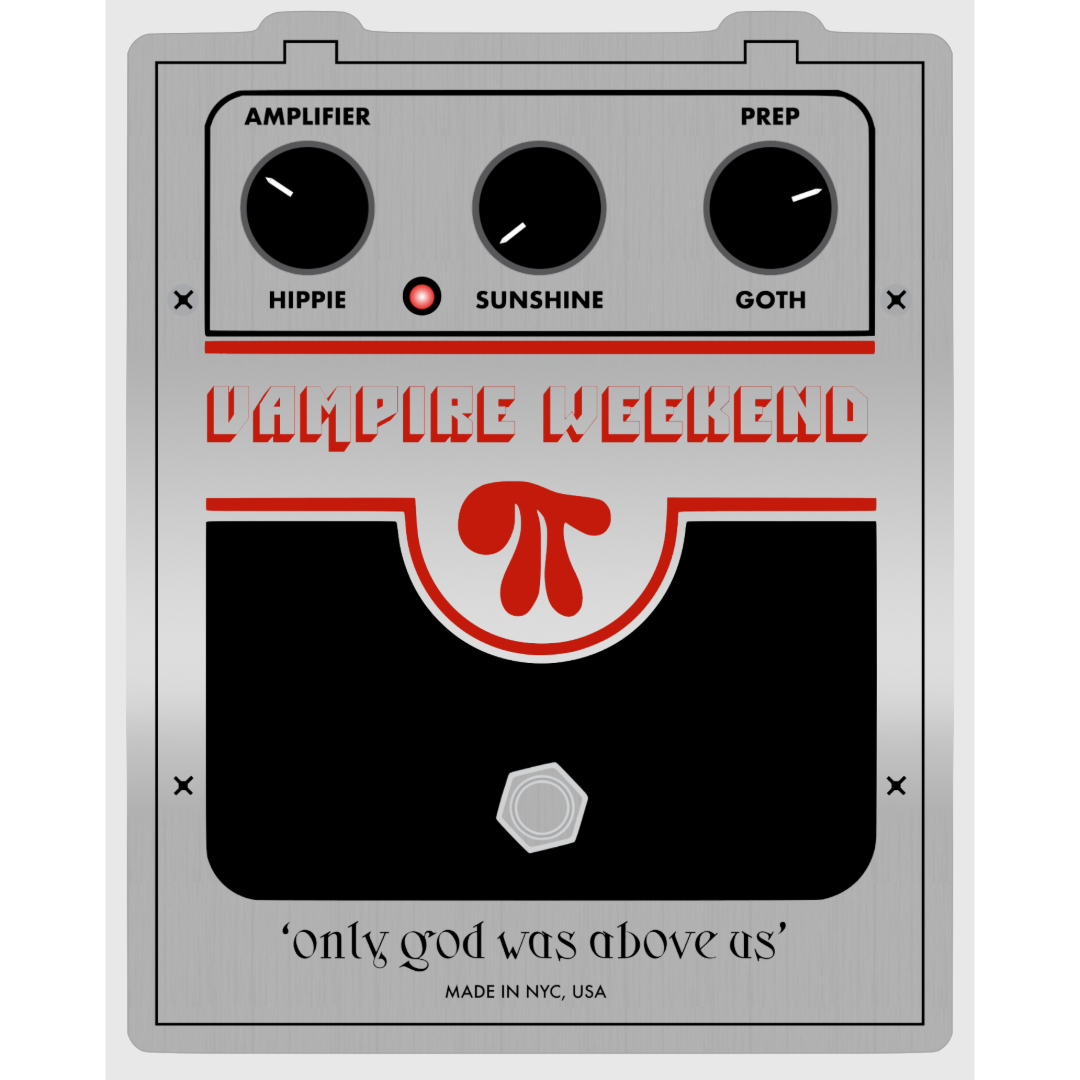 OGWAU Guitar Pedal (Metallic Sticker)