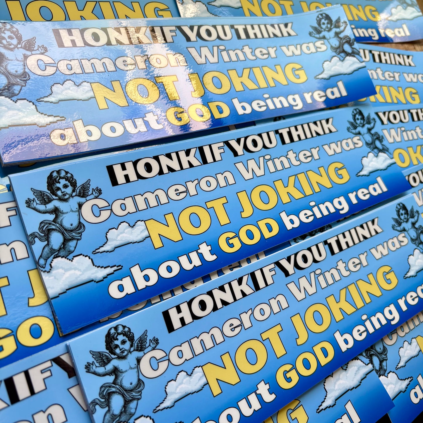 God is Real (Bumper Sticker)