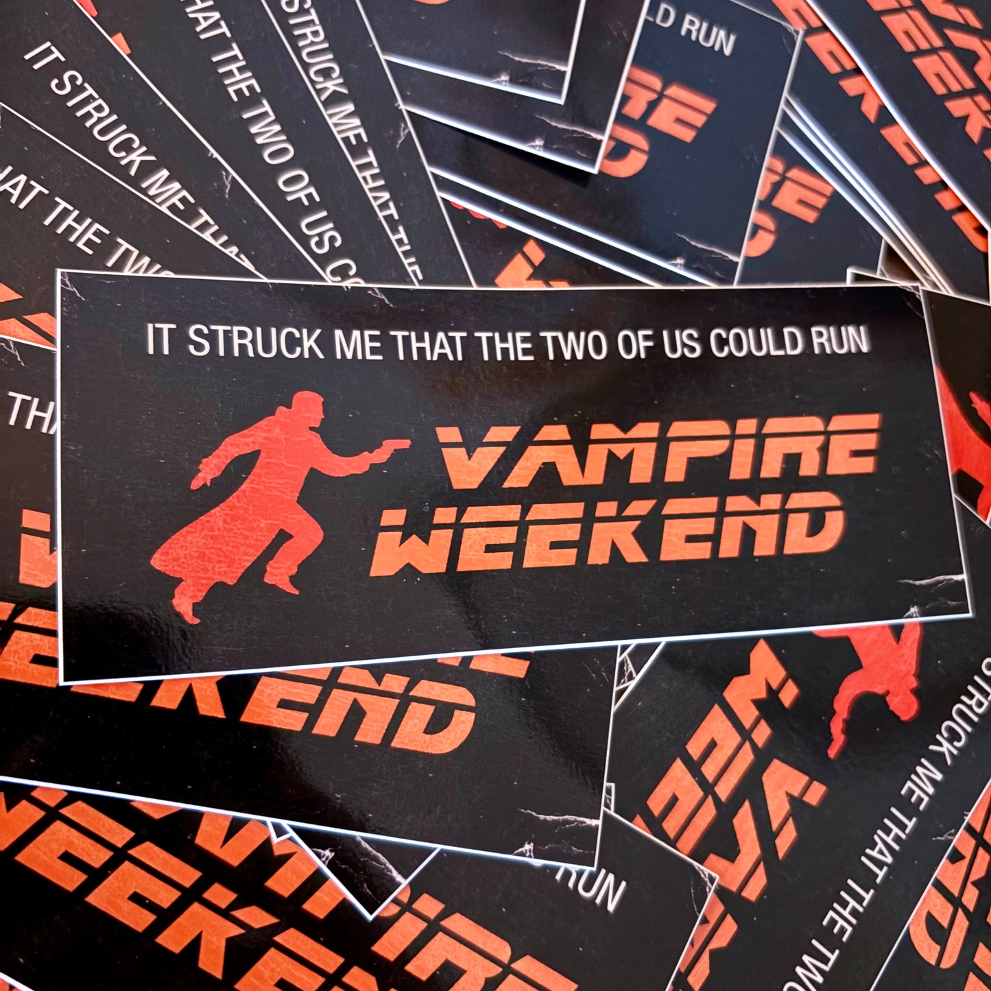 The Two of Us Could Run (Sticker)