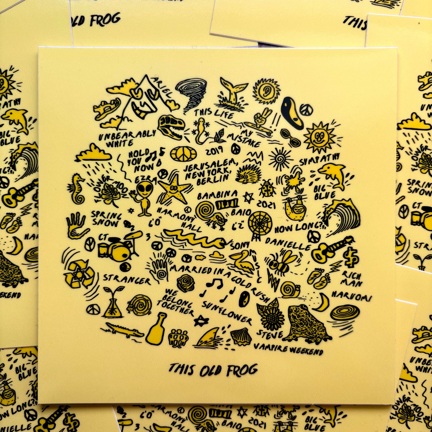 This Old Frog (Sticker)