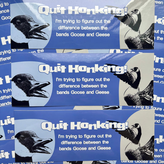 Goose or Geese? (Bumper Sticker)