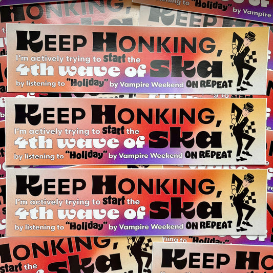The 4th Wave of Ska (Bumper Sticker)