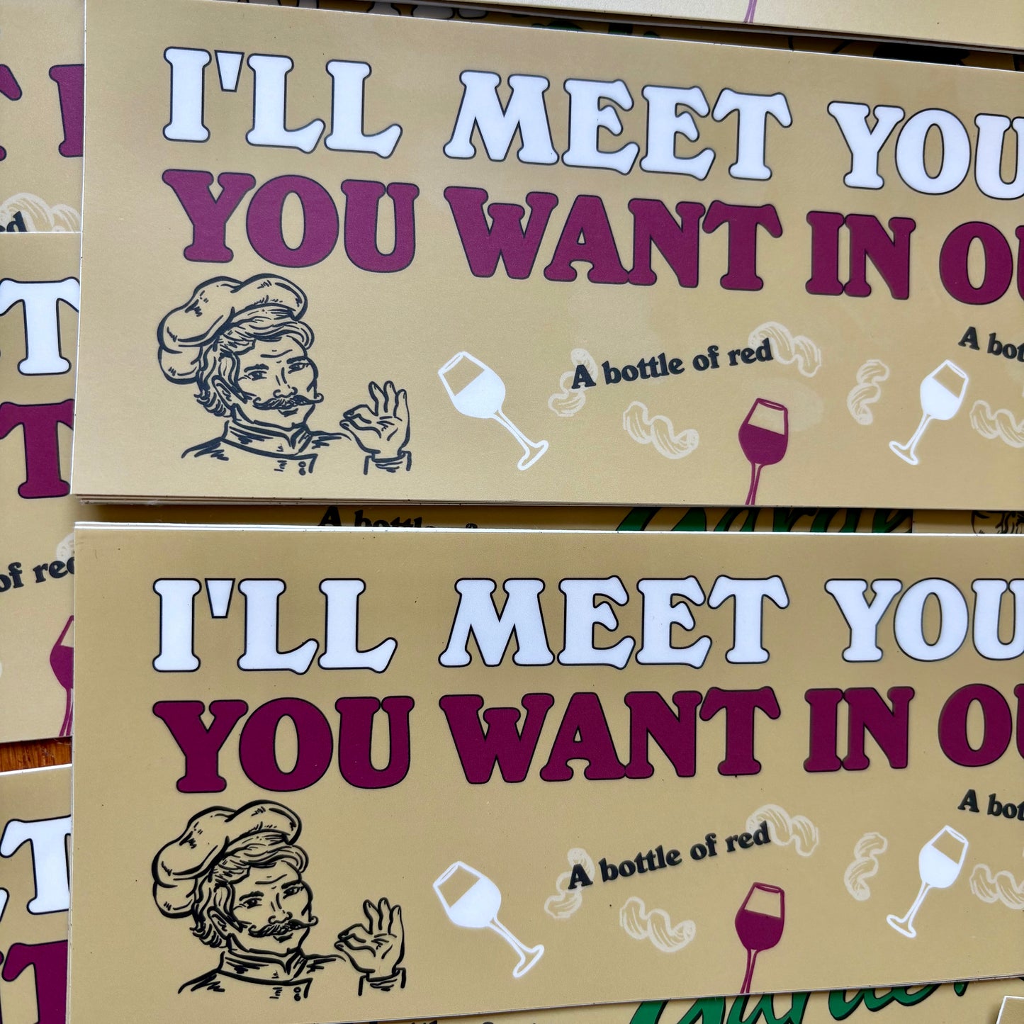 Unlimited Breadsticks (Bumper Sticker)