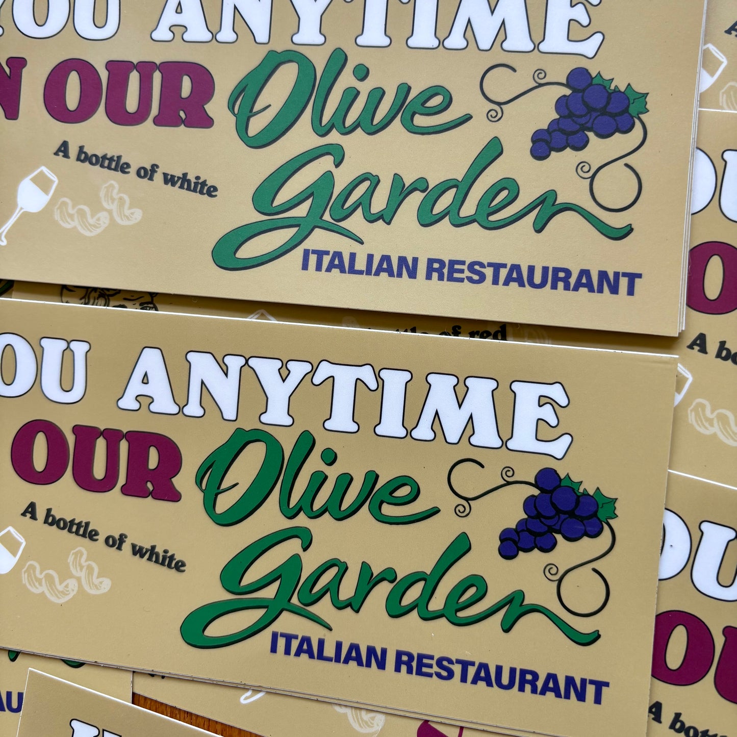 Unlimited Breadsticks (Bumper Sticker)