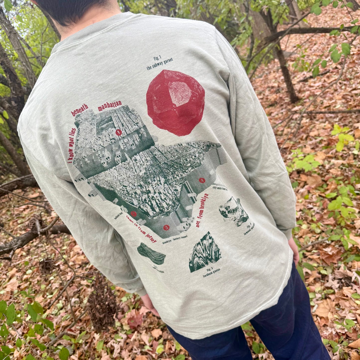 Beneath Manhattan Long Sleeve T-Shirt