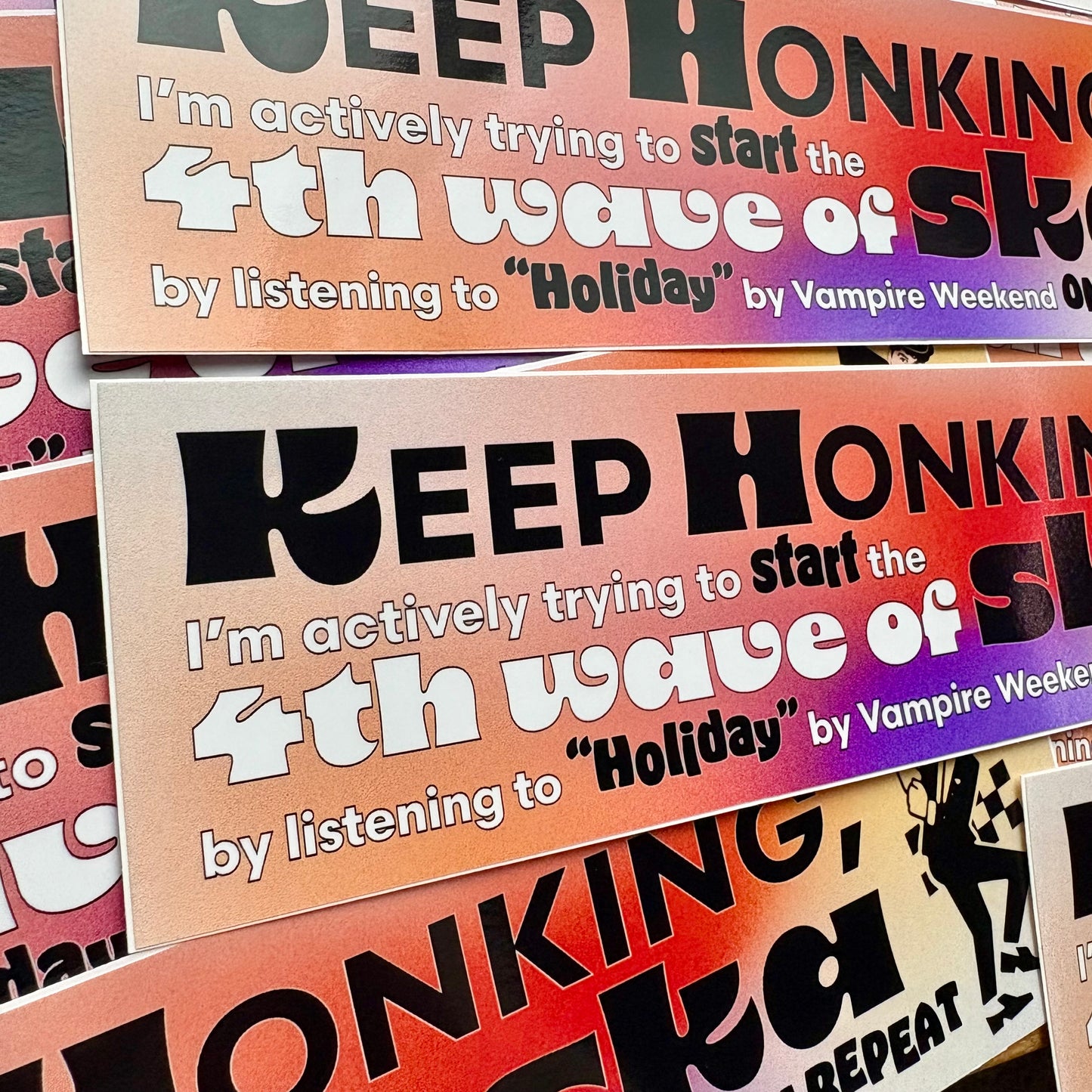 The 4th Wave of Ska (Bumper Sticker)