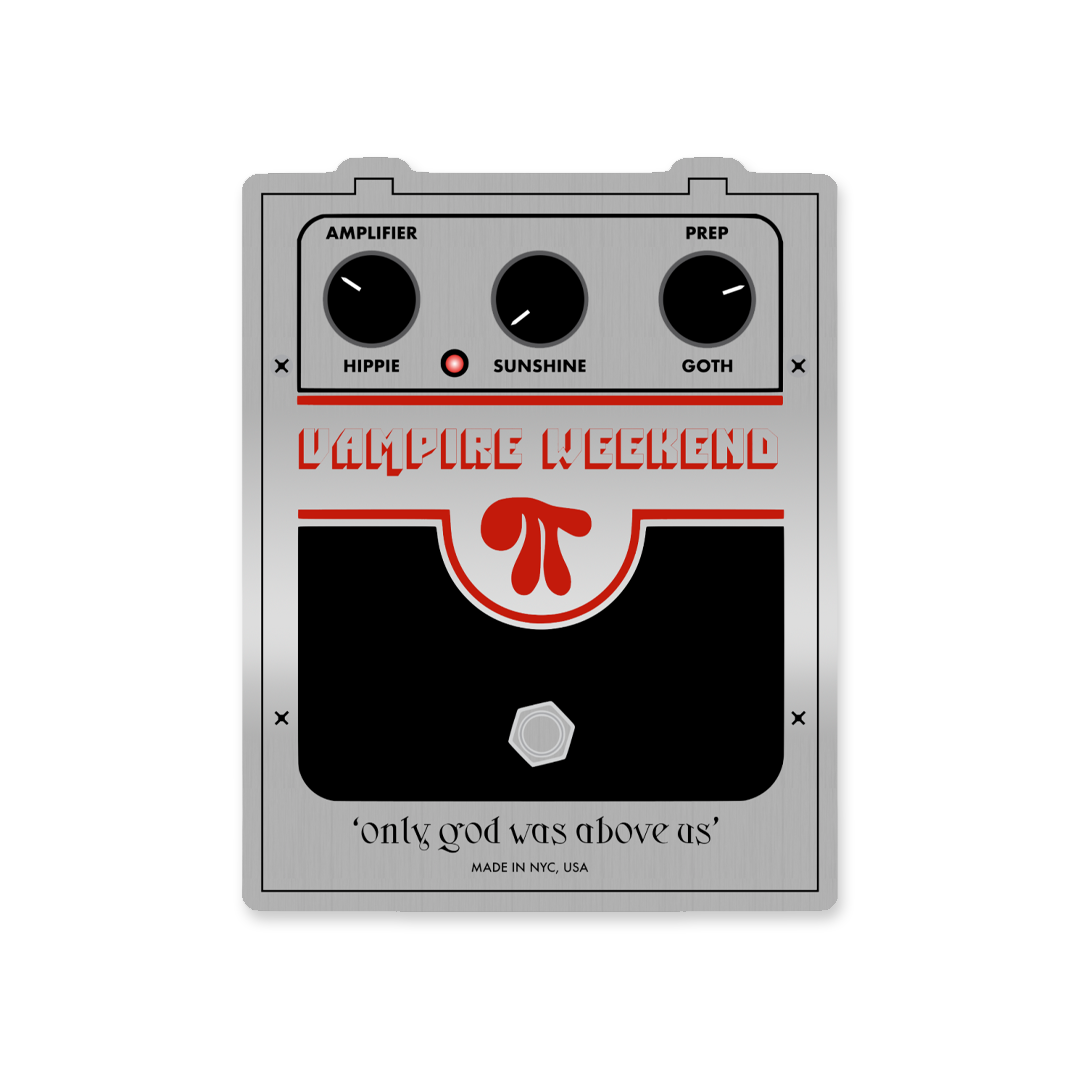 OGWAU Guitar Pedal (Metallic Sticker)